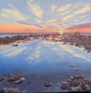 Sunset Watching 12" x 12"